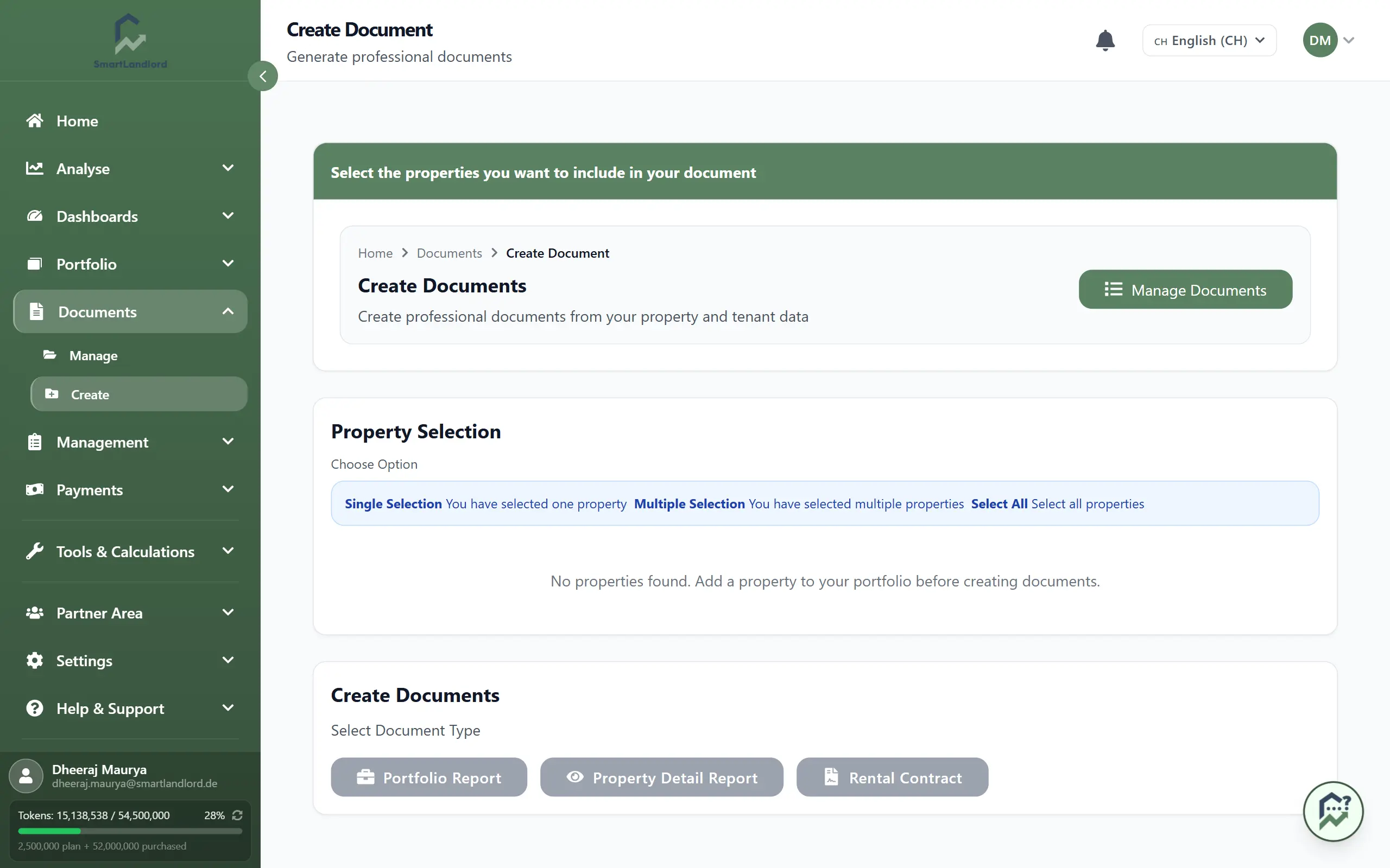 Create document