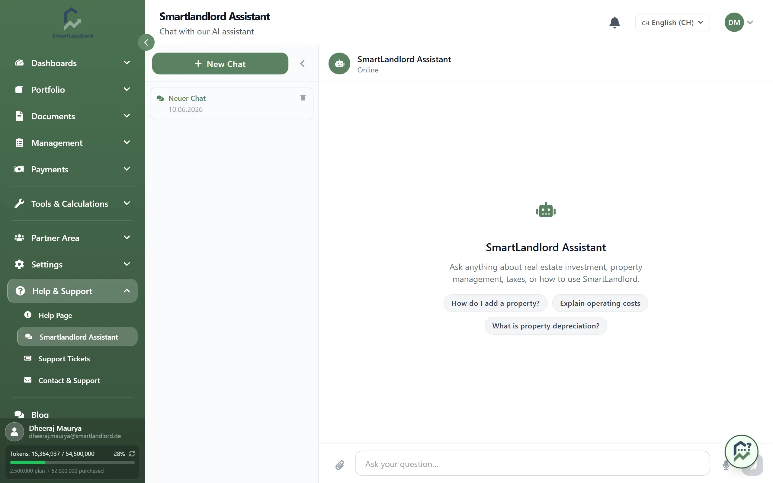 SmartLandlord Assistant overview